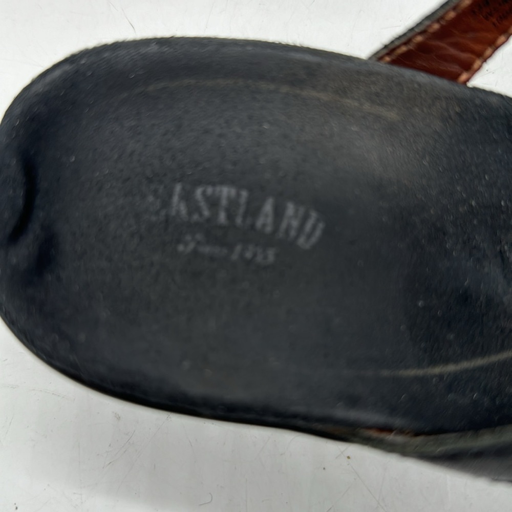 Eastland Black Strappy Slip On Sandals Size 10 BSN5069E - Picture 3 of 10